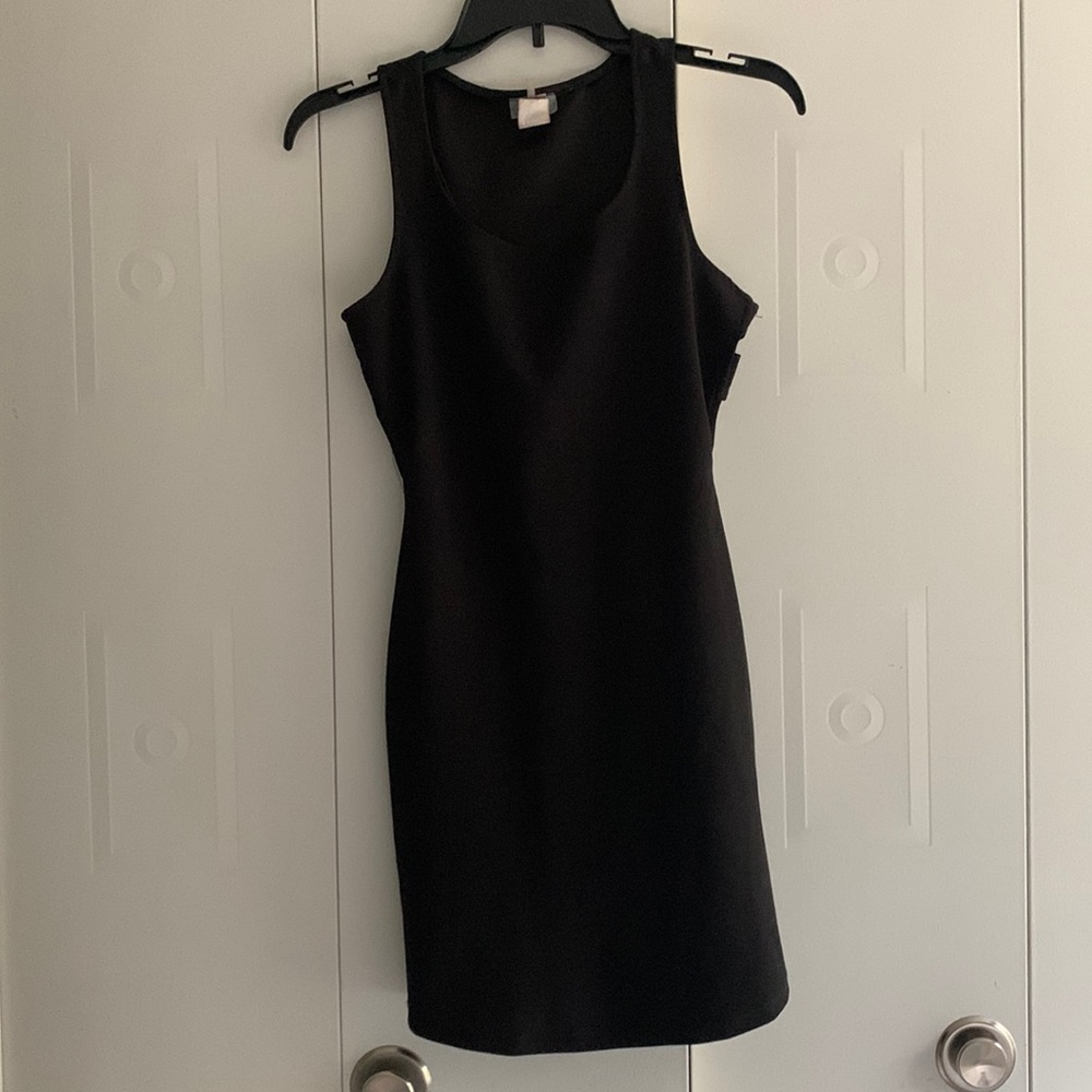 Black body con mini dress